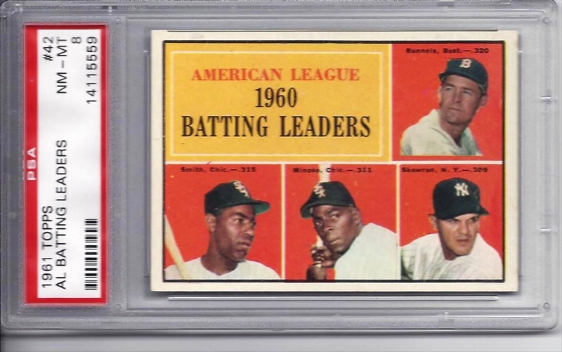 1961 AL cheapest ERA Ldrs Graded-8